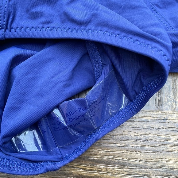 Becca ETC STARRY NIGHT BLUE Tie-Shoulder One Piece Swimsuit, US 0X(14-16) Macys - Picture 8 of 9